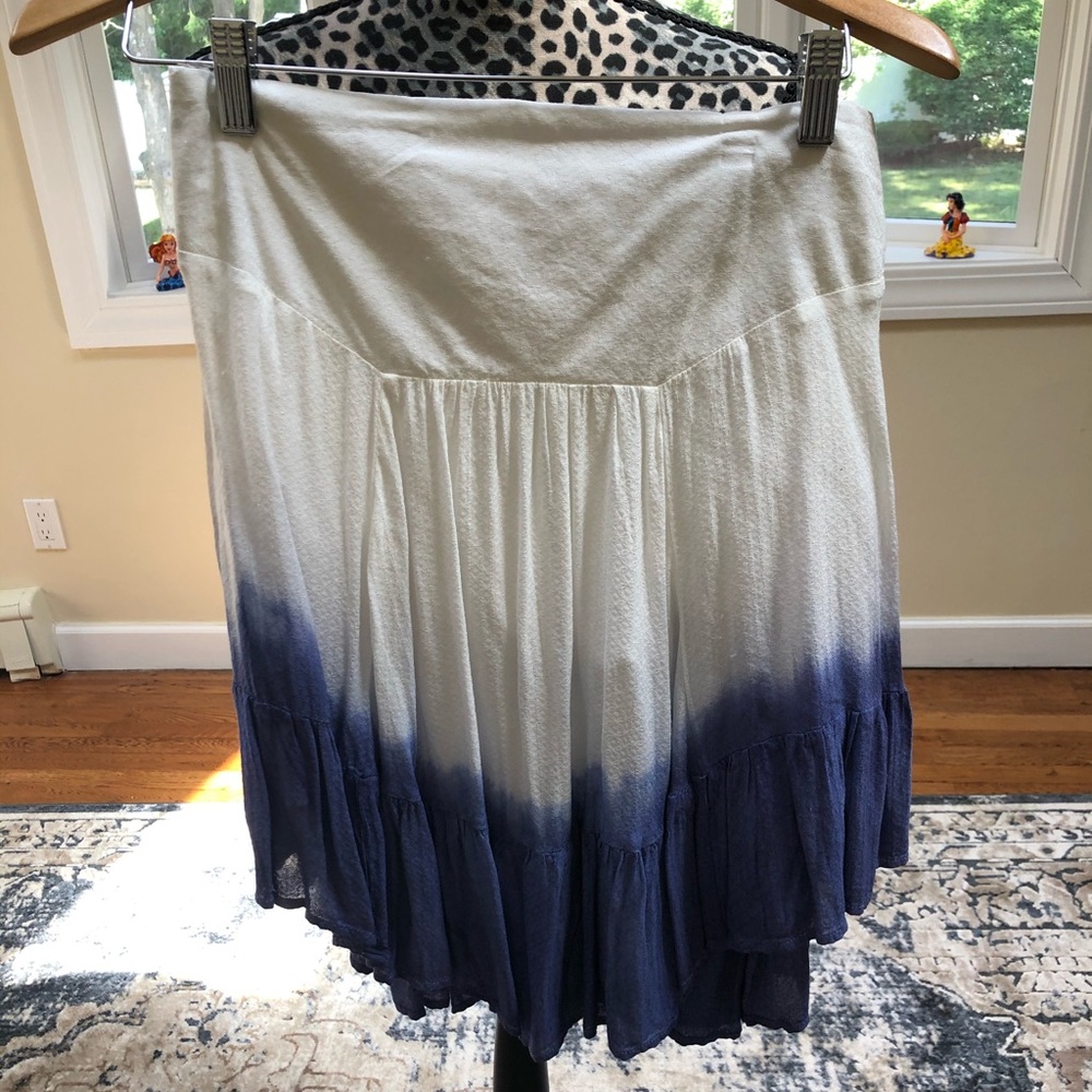 Free people high low ombré skirt